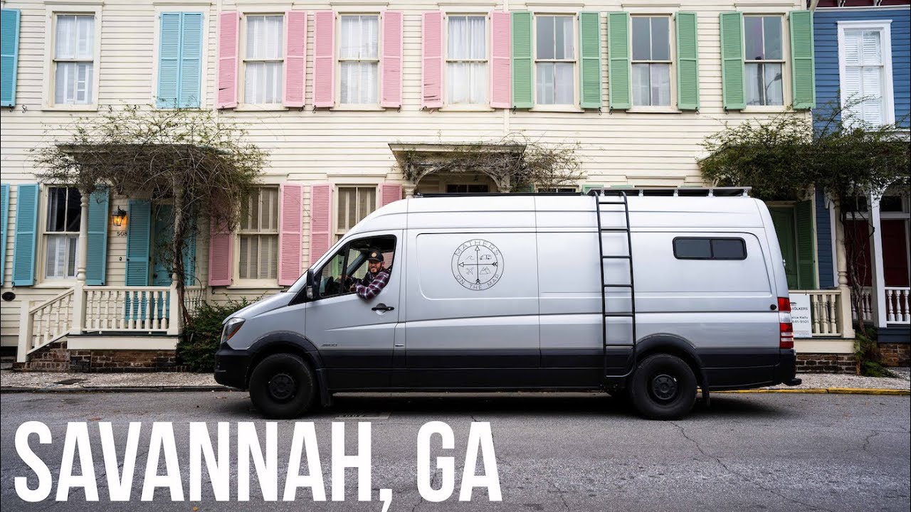 Two Days In Savannah Georgia - We Found the ORIGINAL CHICKEN FINGER! - Van Life Ep 22