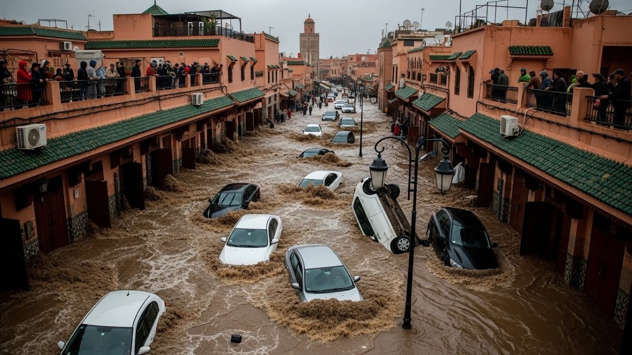 Major Floods Today in Morocco: Safi Flash Flood Devastation | Live Clips & Updates