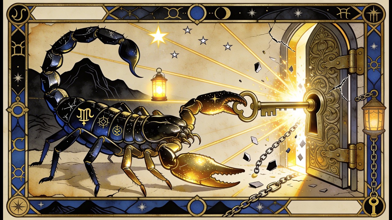 ♏ ESCORPIÃO: A TRAVA NOS SEUS SONHOS — CAIU!