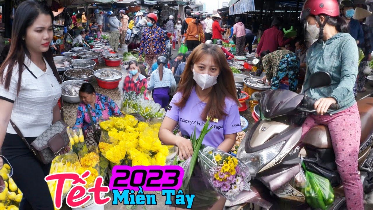 Chợ Tết 2023 Gặp Chị Gái Giá Chồng Bán Bánh Mì Chợ Nàng Hai Sa Đéc Đồng Tháp