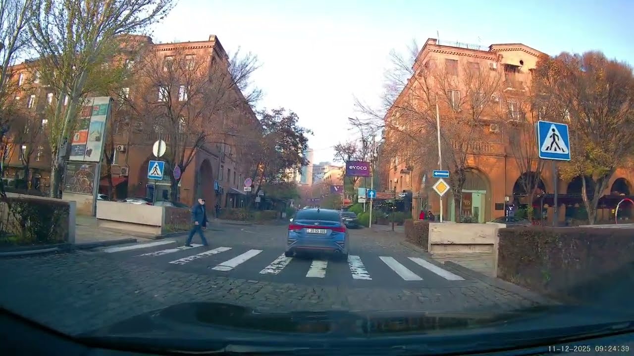 Center ➡️ Arabkir 🇦🇲 car tour the streets of Yerevan  ավտո տուր Երևանի փողոցներով #yerevan #travel 
