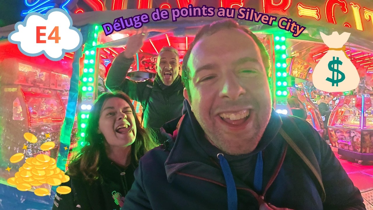Déluge de points au pousse pieces à la fête foraine de la rochelle 4/5 S1