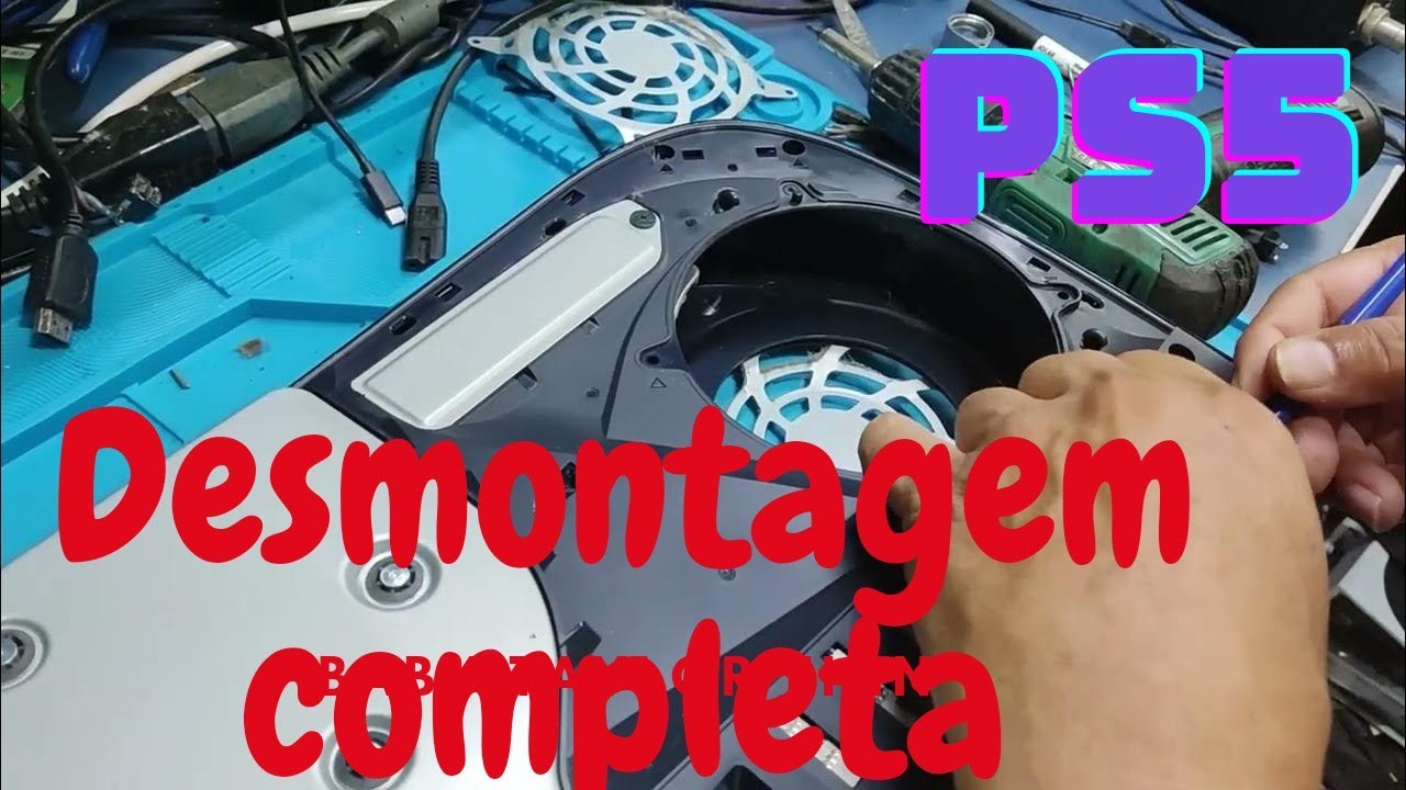 PS5 DESMONTAGEM COMPLETA!!!