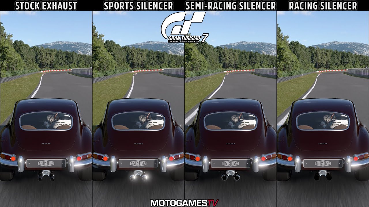 Jaguar E-TYPE Coupe '61 | Gran Turismo 7 Exhaust Upgrades