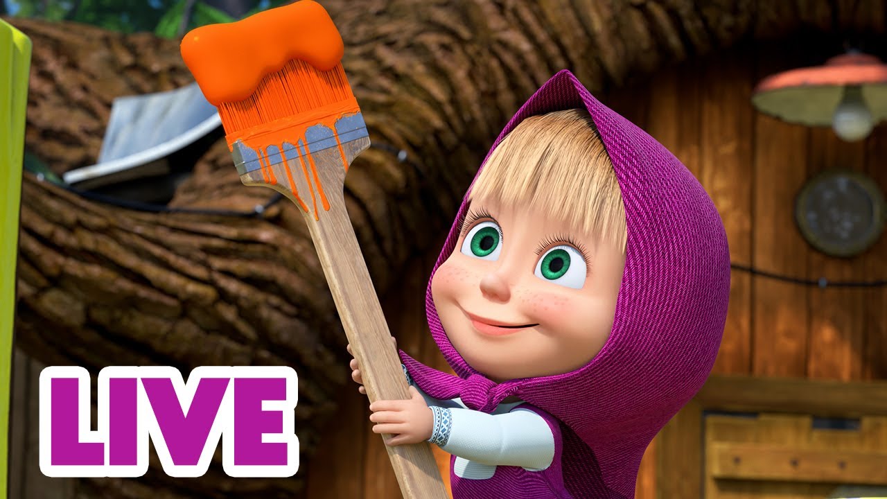 🔴 LIVE 🐻👧 Masha y el Oso 🤗🎈 Día del Amigo🎬 Masha and the Bear