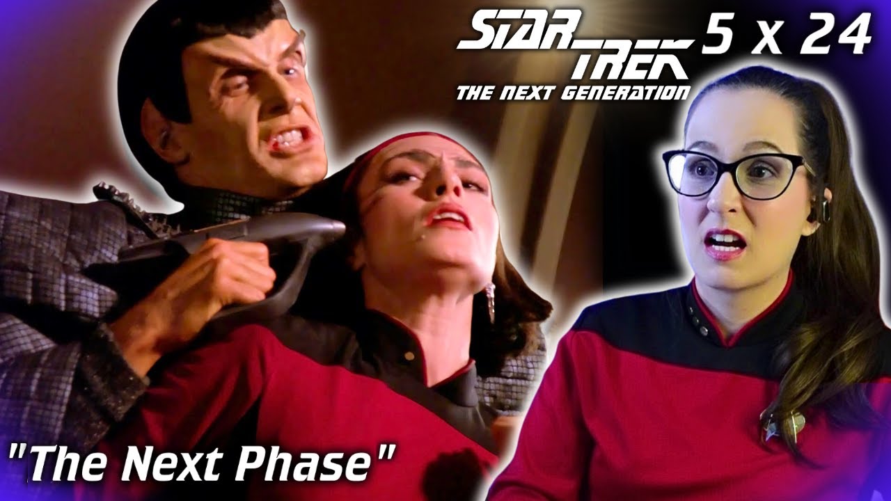 🖖Star Trek: The Next Generation 5x24 The Next Phase REACTION