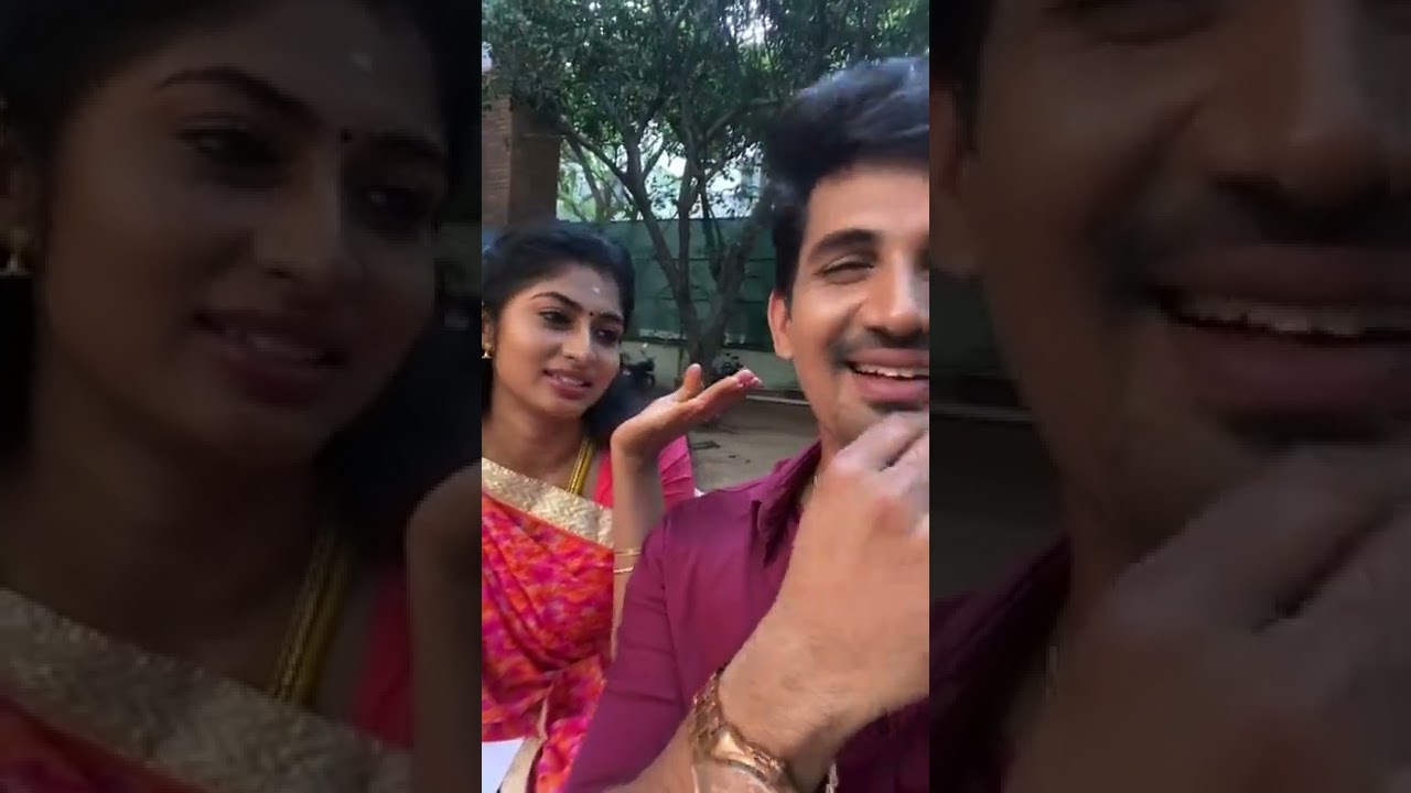 🔴Live - நீங்க சும்மா அவங்கள திட்டாதீங்க? 😳 || Peranbu சீரியல் Pair