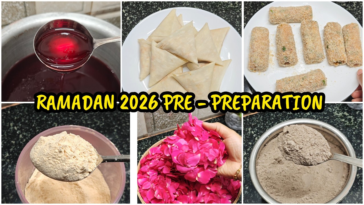 Ramadan 2026 preparation✨Freezer friendly Recipes| Useful tips and tricks #ramadanrecipes #iftar 