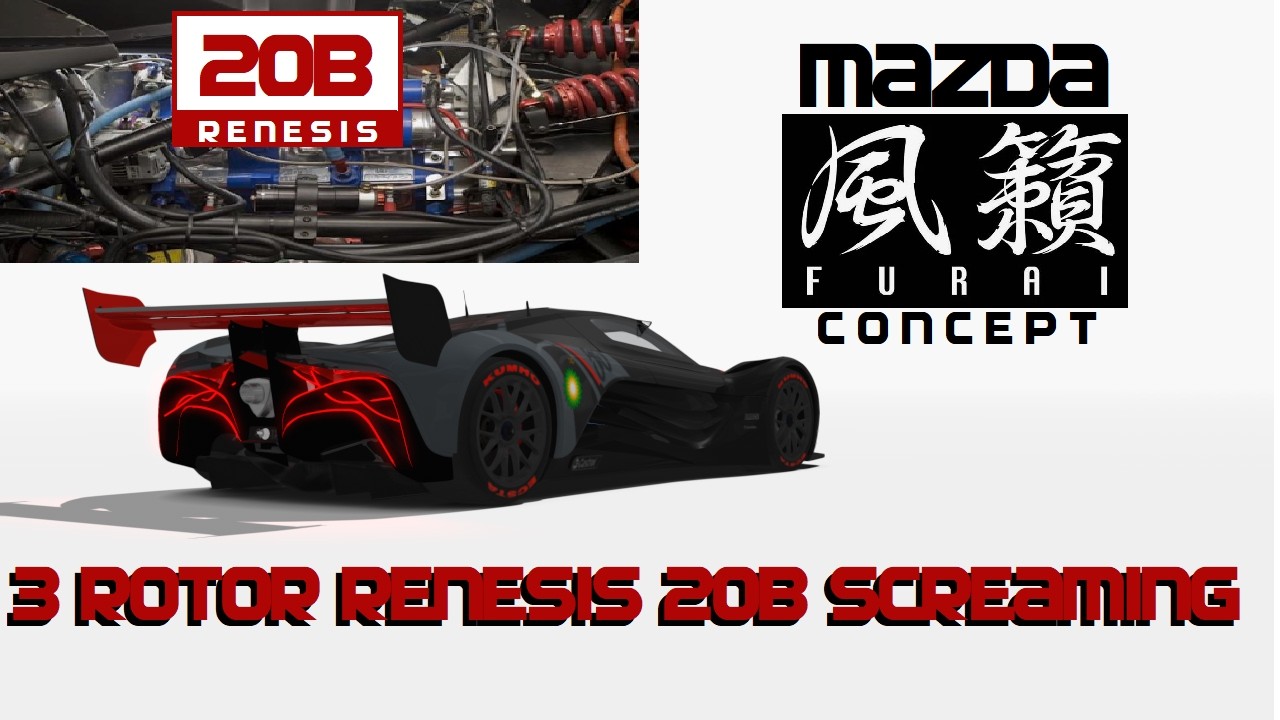 2008 Mazda Furai Concept Renesis 20B 3 Rotor Screaming