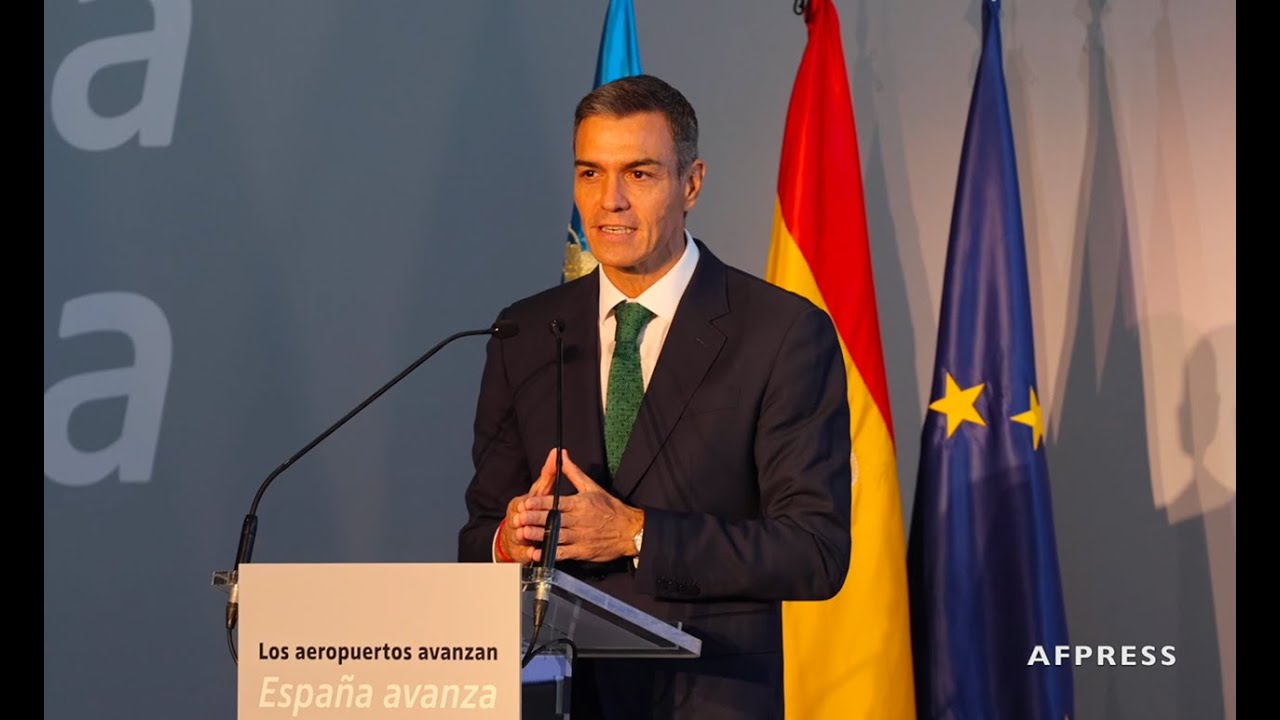 PLAN DE INVERSIONES DORA VISITA PEDRO SANCHEZ AEROPUERTO MIGUEL HERNANDEZ ELCHE ALICANTE