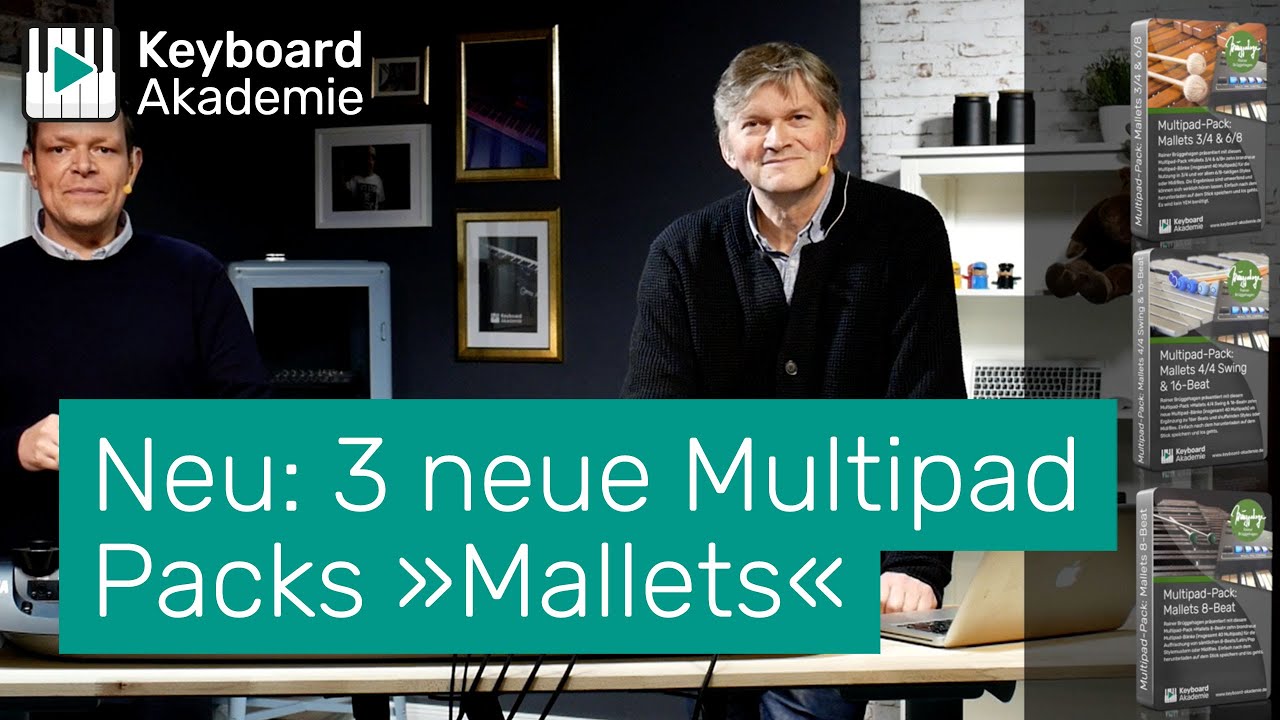 NEU: 3 tolle Multipad-Packs »Mallets« für Genos, Tyros 5/4, SX900/700, S975/970