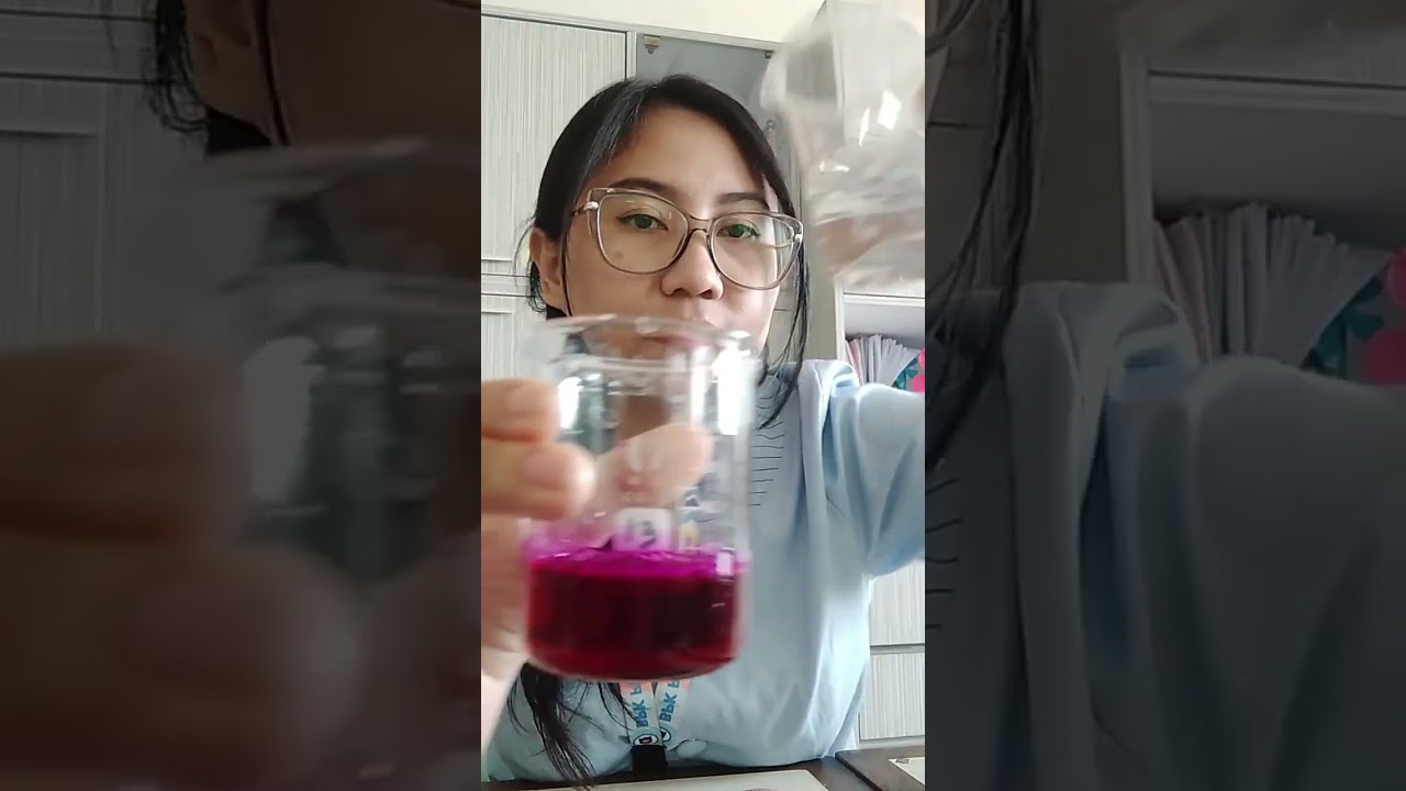EKSPERIMEN KIMIA PERUBAHAN WARNA