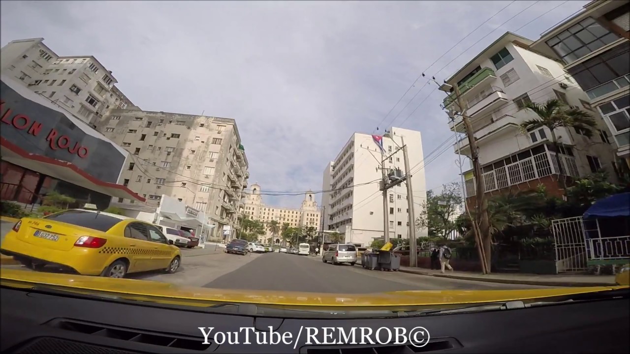 Driving Out Of Havana, CUBA 2017