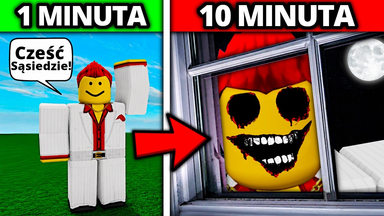 GRY ROBLOX, kt&oacute;re POWOLI STAJĄ SIĘ PRZERAŻAJĄCE...