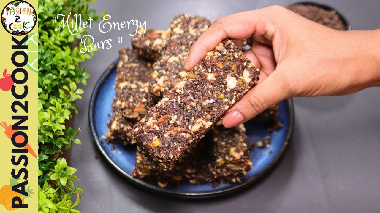 Millet Energy Bars | Energy Bars | Energy Snack | Weightloss Snack