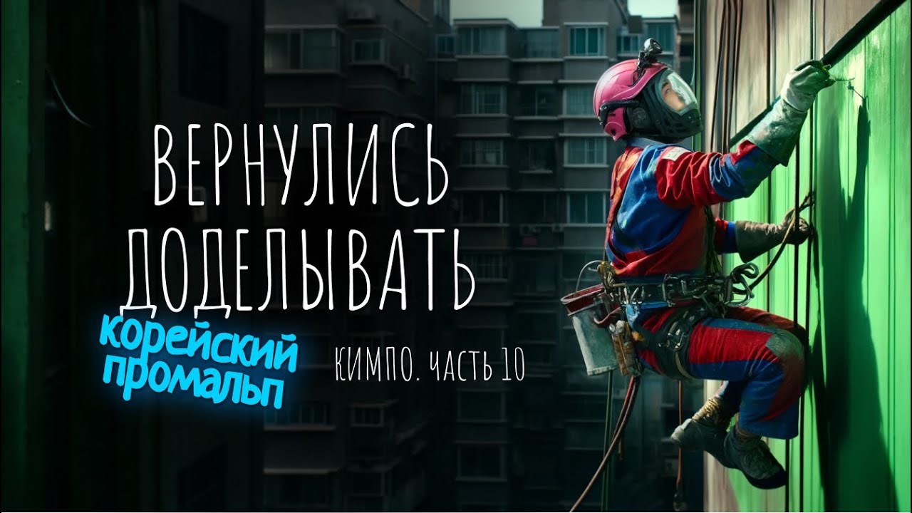 ВЕРНУЛИСЬ ДОДЕЛЫВАТЬ. КОРЕЙСКИЙ ПРОМАЛЬП. часть 10