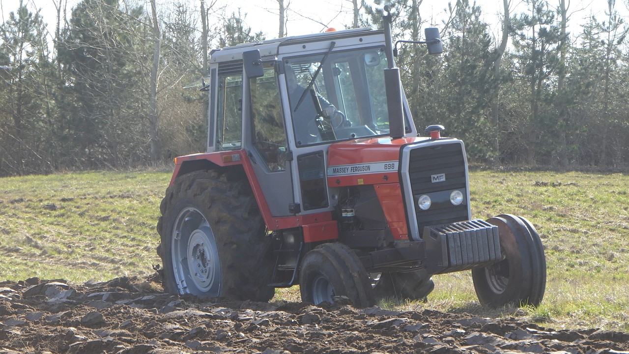 Massey Ferguson Tractors Ploughing