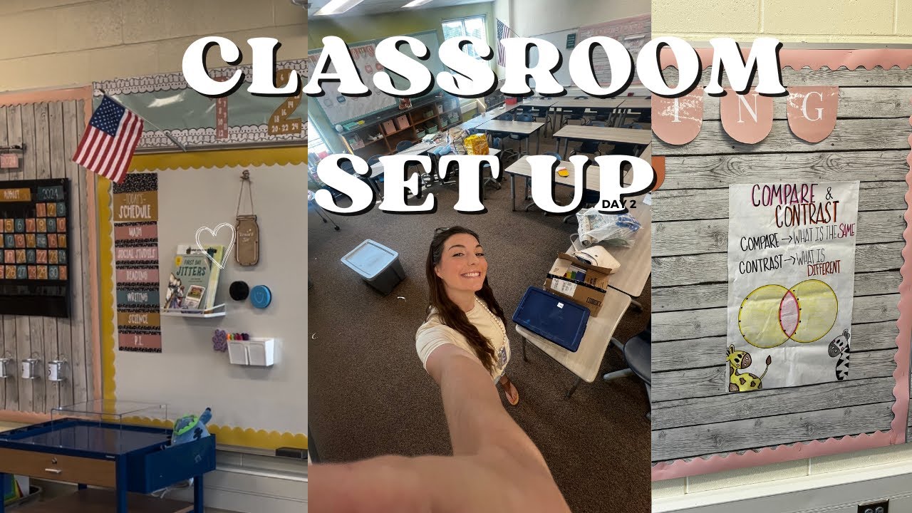 CLASSROOM SET UP DAY 2// 2nd year!