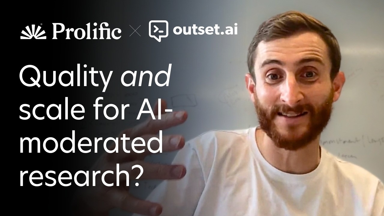 This Integration Gets Outset's Researchers Quality AND Scale | Prolific