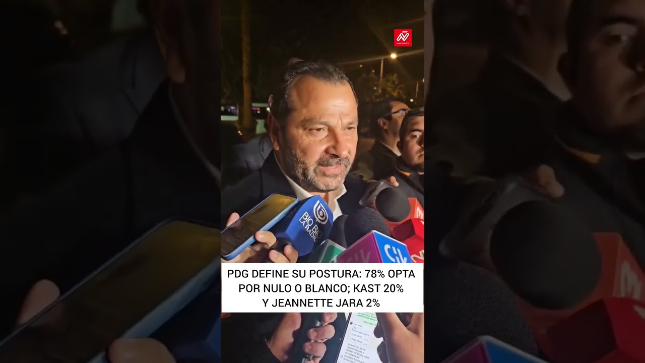 Resultado plebiscito PDG. 78% nulo. Presidente Vattuone entrega resultados.