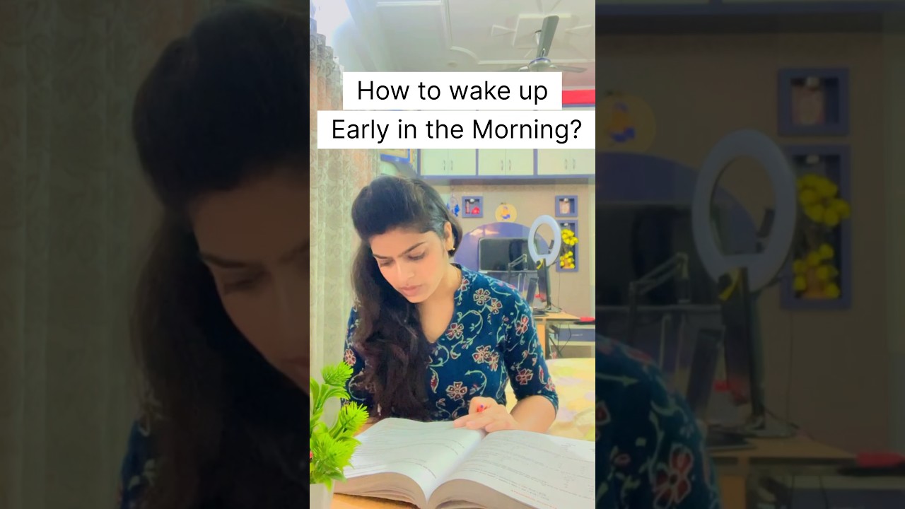 How to wake up early in the Morning? #motivation #studymotivation #ca #cs #cma #neet #upsc #study
