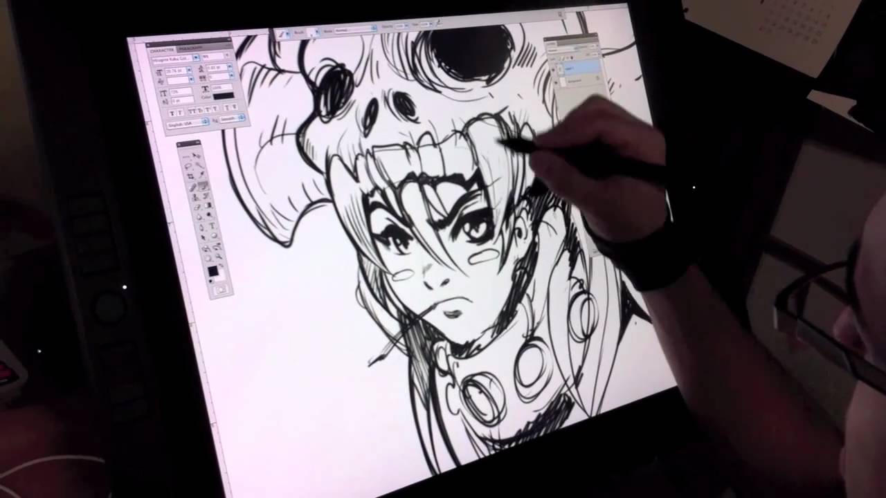 Wacom Cintiq 21UX and Demonstration