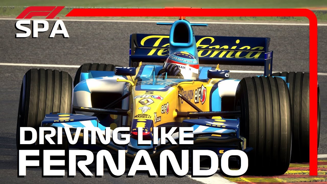 Recreating Alonso's Bizarre Driving Style | F1 2005 Renault R25 Mod Assetto Corsa