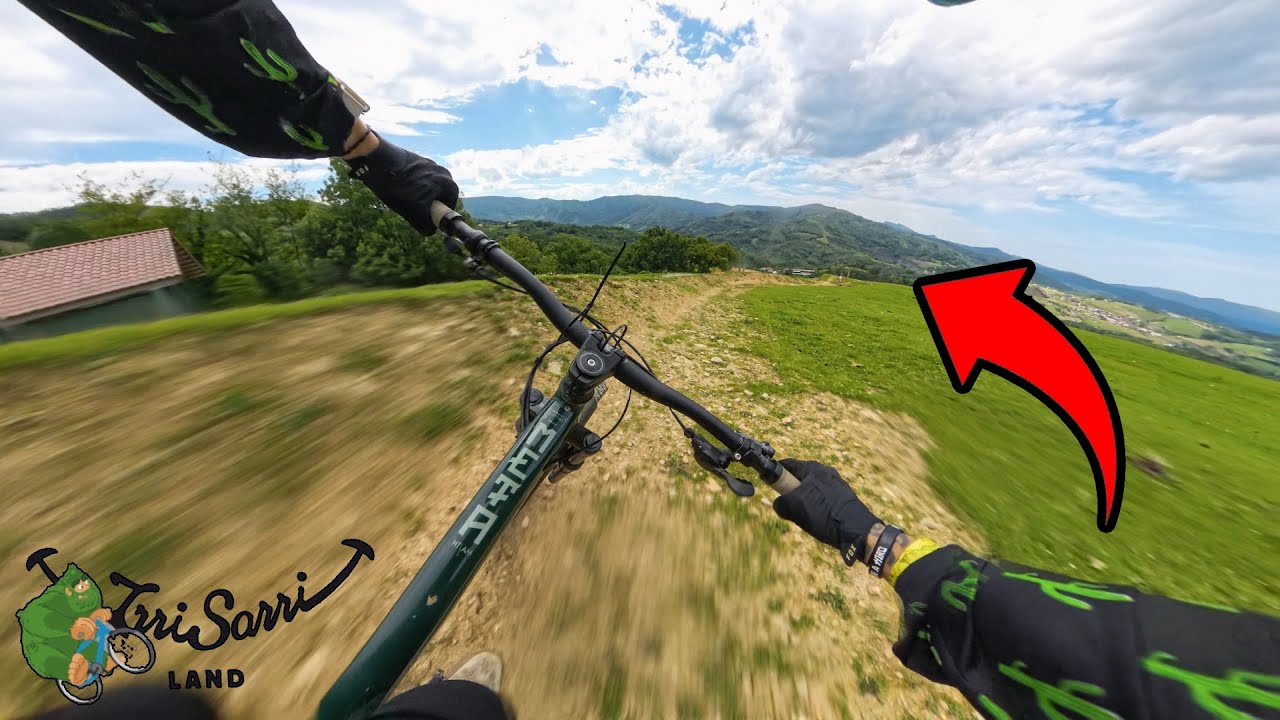 VOLANDO por la PISTA ROJA 🔴 | IRRISARRI LAND BIKEPARK | FaskVisuals