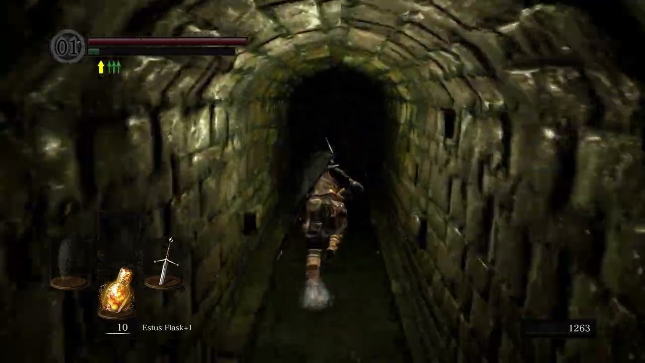 I spent 20 minutes running through the sewers in Dark Souls...