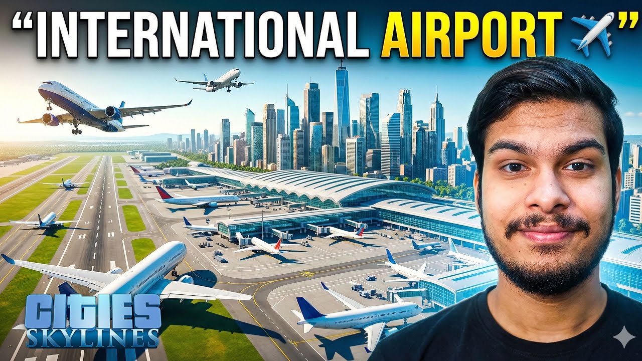 OUR CITY JUST WENT GLOBAL ✈️ | CITIES: SKYLINES  | Khelbabu Simulation