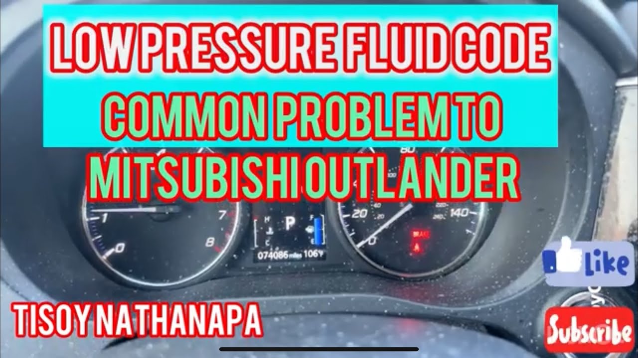 Mitsubishi Outlander | Mitsubishi Outlander Sport 2013-2024 Low Washer fluid Code