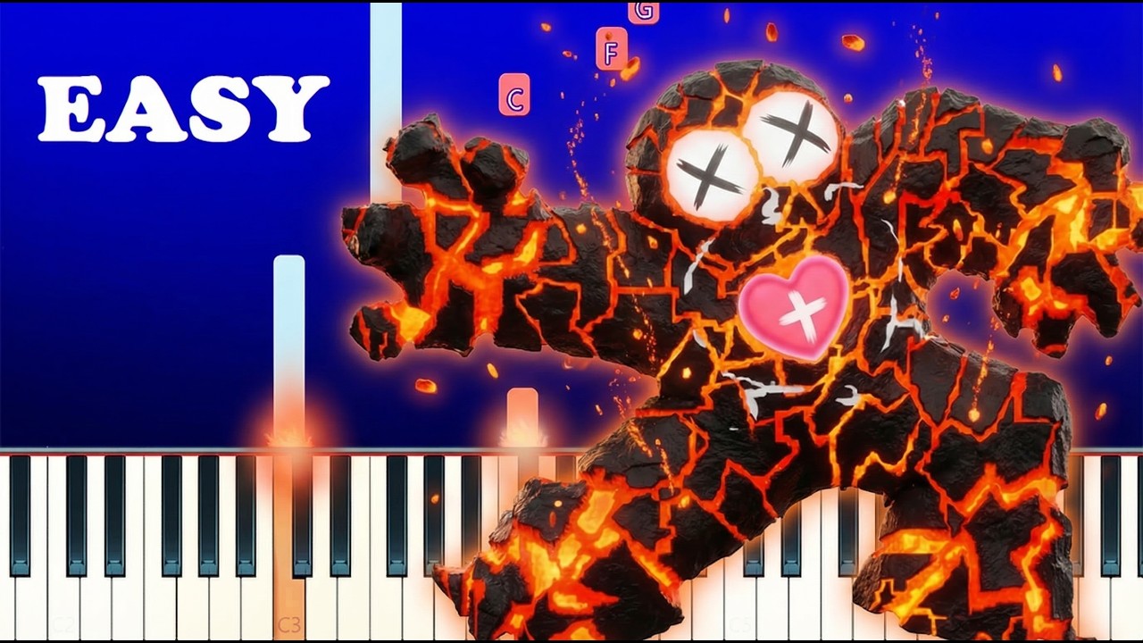 How to play - BLOODY DEVASTATION - Grace OST (EASY Piano Tutorial)