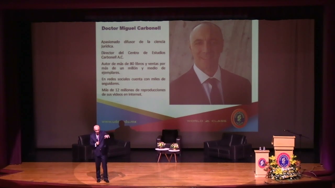 Conferencia Magistral: Cartas a estudiantes de derecho, por Dr. Miguel Carbonell