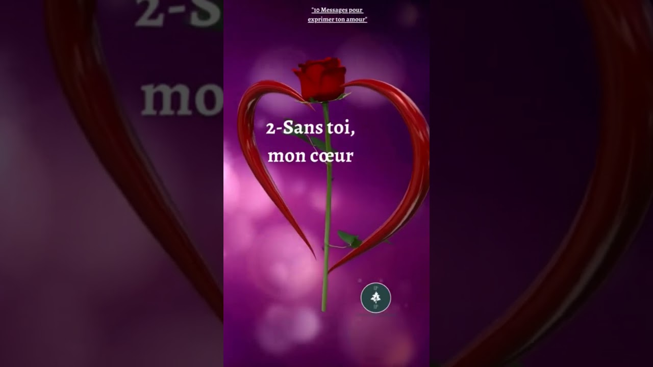 Un message d'amour pour toi ❤️ 💘 🌹 #sms #amour #jetaime #viedecouple #romance #rose #bonheur #shorts