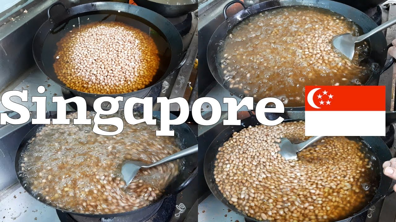 MUST TRY Peanut in Singapore! Mass Peanut Production! Over 100 Tons Each Year! Hawker Street Food SG