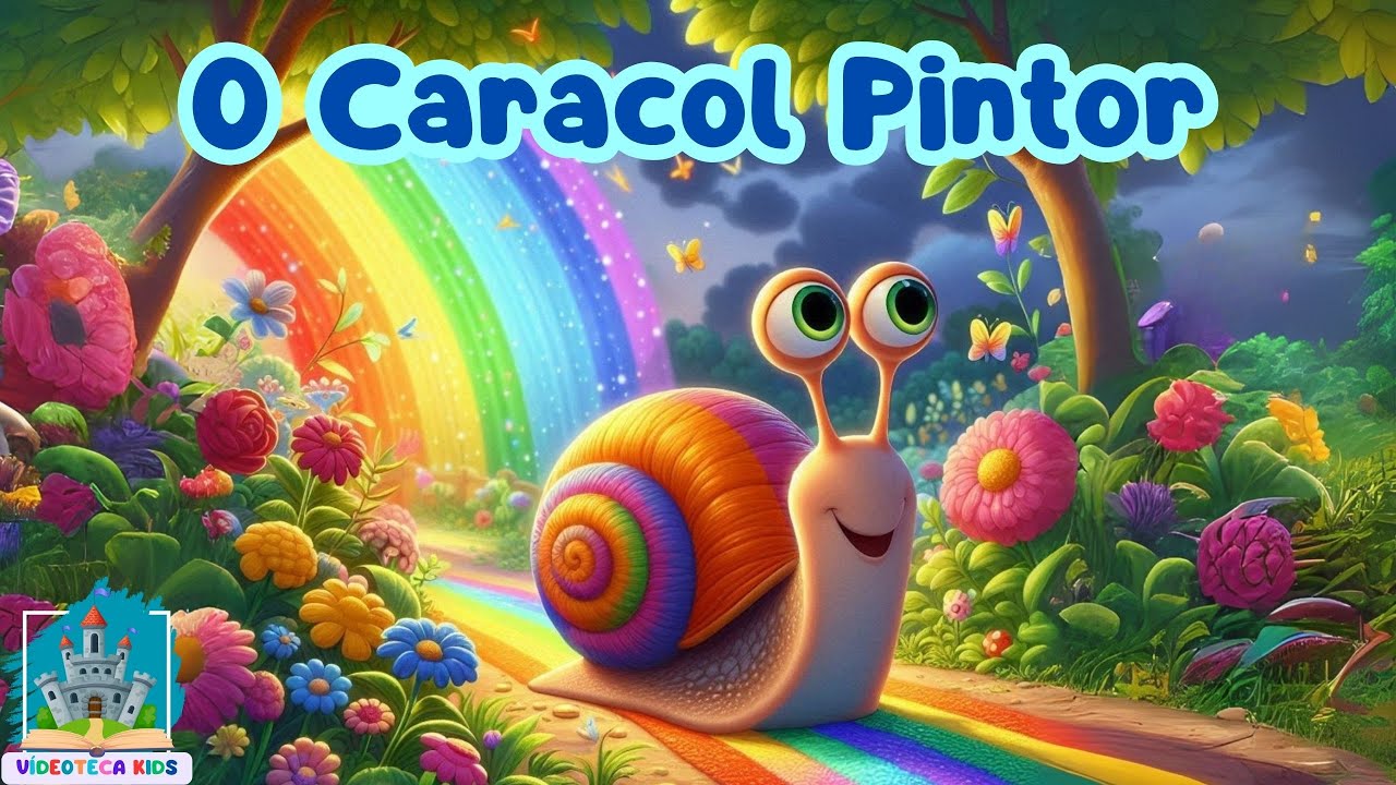 O CARACOL PINTOR - História Infantil | #historiainfantilparadormir #infantil #historinha
