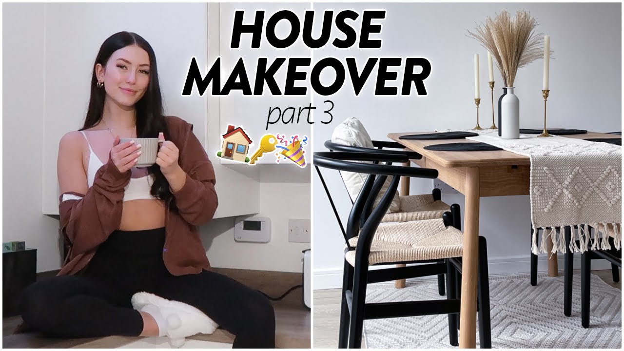 HOUSE MAKEOVER PART 3! organising the kitchen & a big ikea haul!! | Hannah Renée