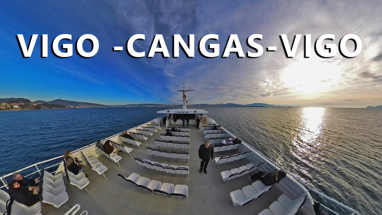 Viagem de barco na Ria de Vigo (Vigo-Cangas-Vigo)