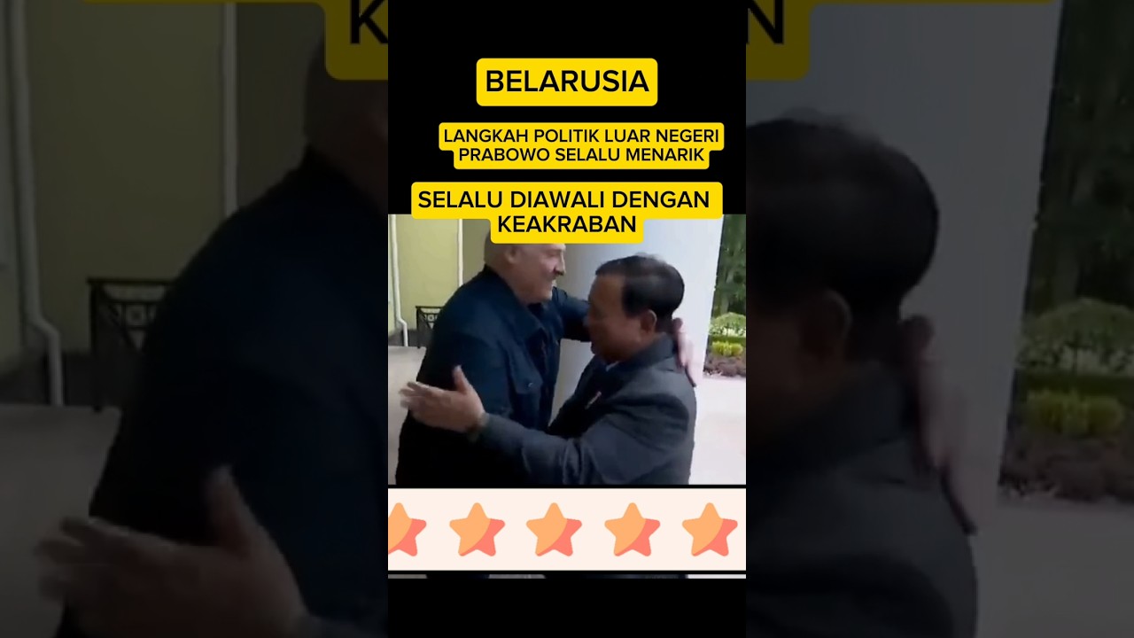 PRABOWO=POLITYKA ZAGRANICZNA=PRZYJAŹŃ