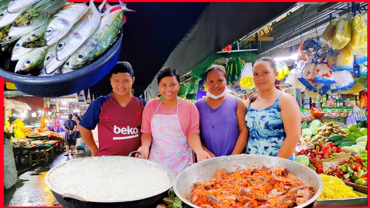 Namalengke Ng Madaling Araw Para Makabili Ng Presko / Cooking And Sharing Of Food