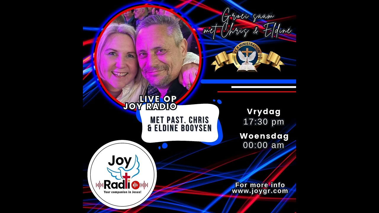 Episode 60 Groei deur Pastoor Chris en Eldine Booysen