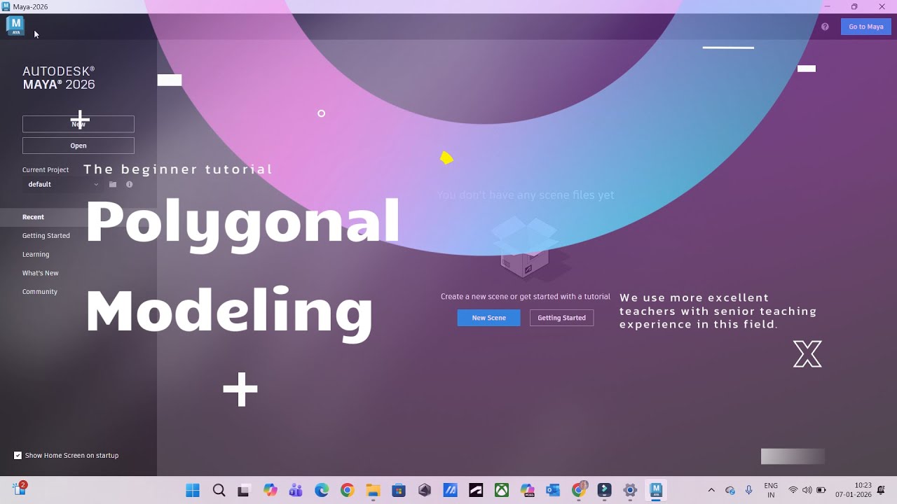 Maya Polygon Modeling for Beginners | Modeling Toolkit Basics | Lecture 1 (Hinglish)