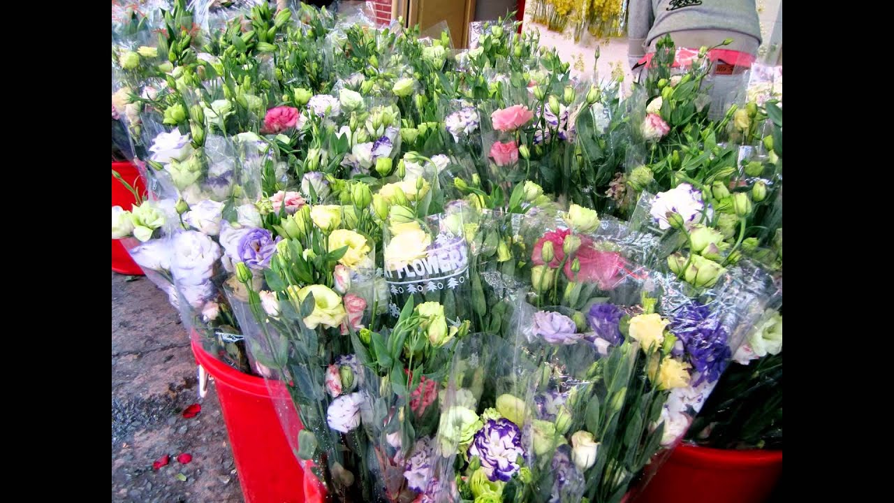 Chợ hoa Mê Linh giải toả 2018. Buồn quá!