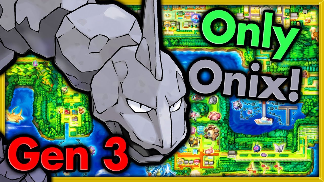 Can I Beat Pokemon Fire Red with ONLY ONIX? 🔴 Pokemon Challenges ► NO ITEMS IN BATTLE