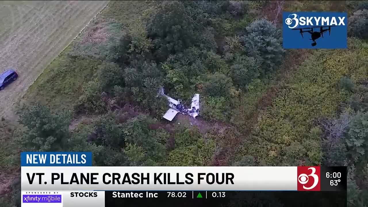 Teen among 4 victims in Vermont plane crash