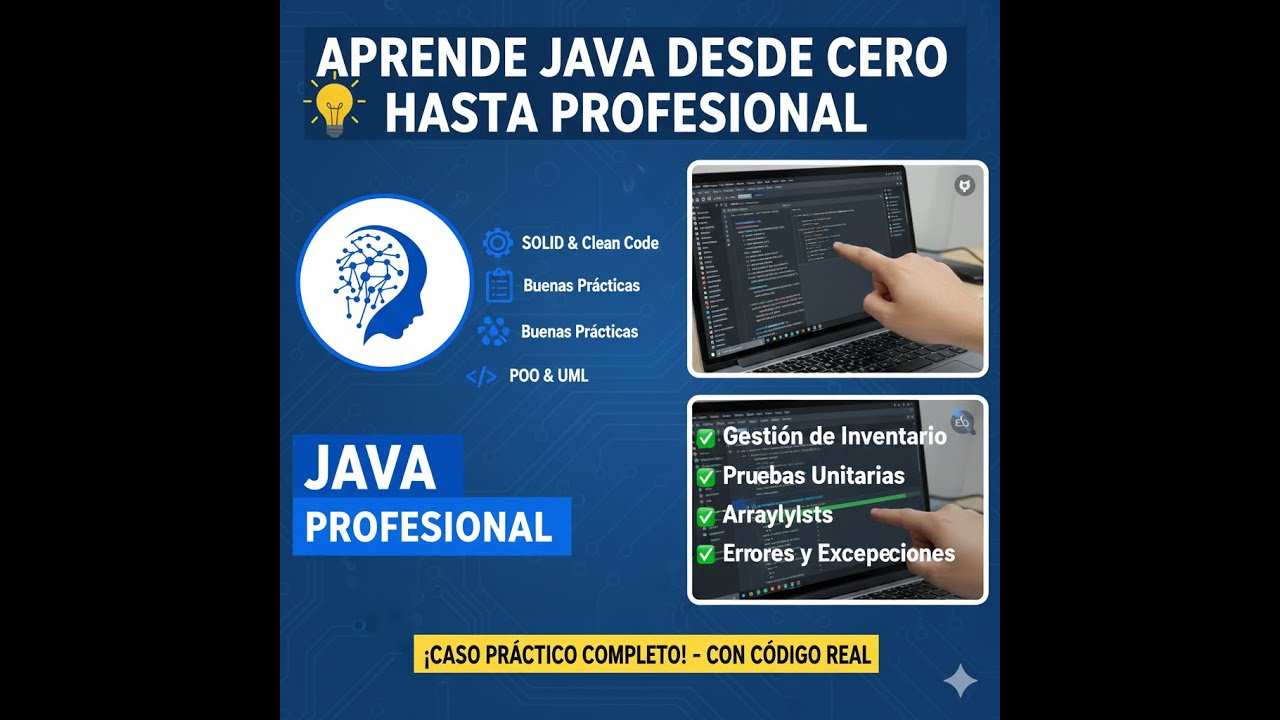 Java Profesional desde Cero: Caso Práctico con SOLID, Clean Code y Buenas Prácticas en VS Code