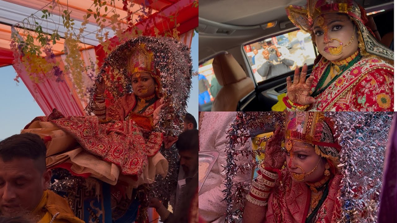 Vidai bhi ho gyi 😔very emotional ￼movement 😭//
