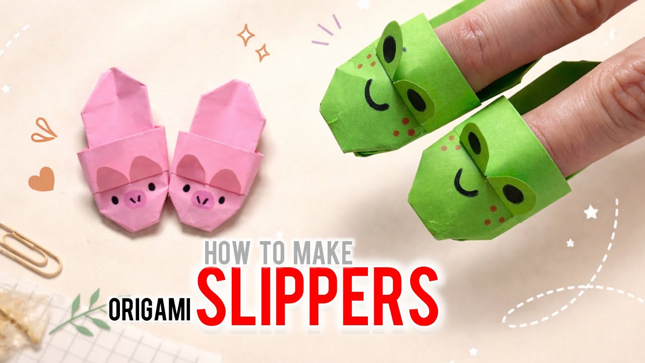 OMG! I Made Tiny Slippers From Paper 😱🩴 (So Cute!)