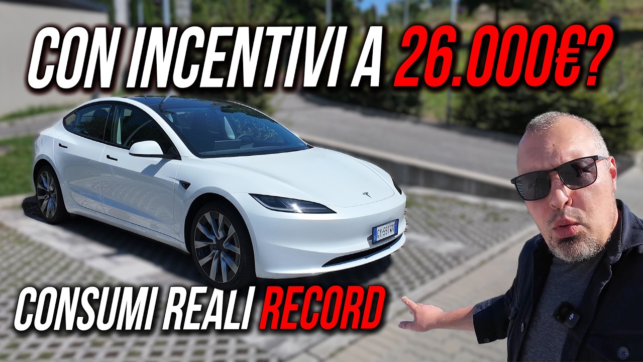 Nuova Model 3 RWD: consumi RECORD e confronto con la mia Tesla