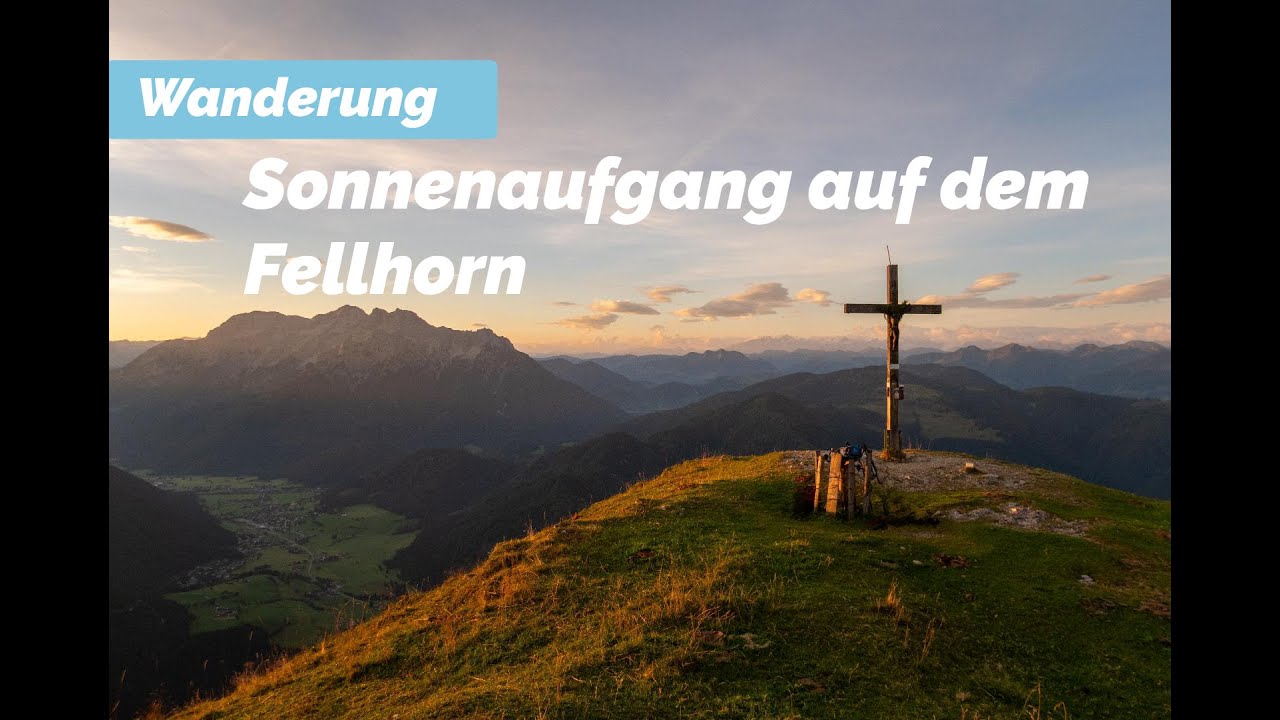 Sonnenaufgang am Fellhorn (Chiemgauer Alpen) – Wanderung von Hindenburghütte zum Straubinger Haus